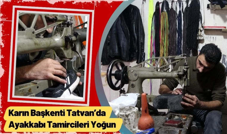 Karın Başkentinde Ayakkabı Tamircileri Yoğun