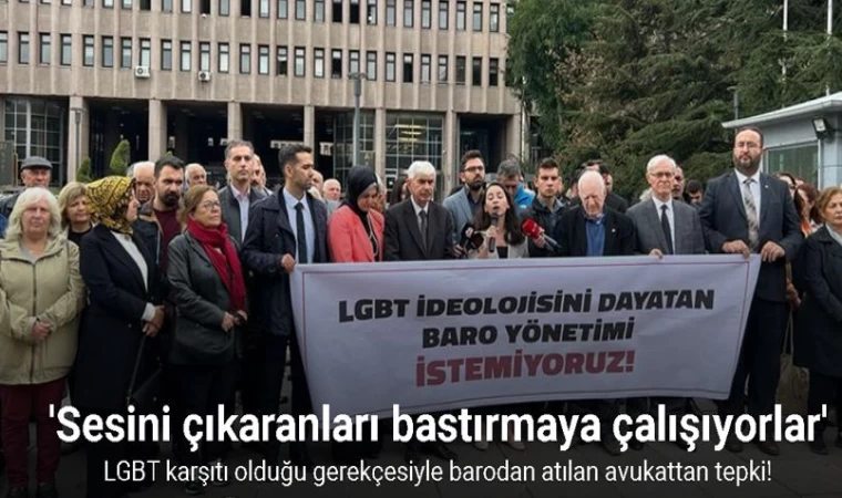 LGBT Karşıtı Olduğu Gerekçesiyle Barodan Atılan Avukattan Tepki