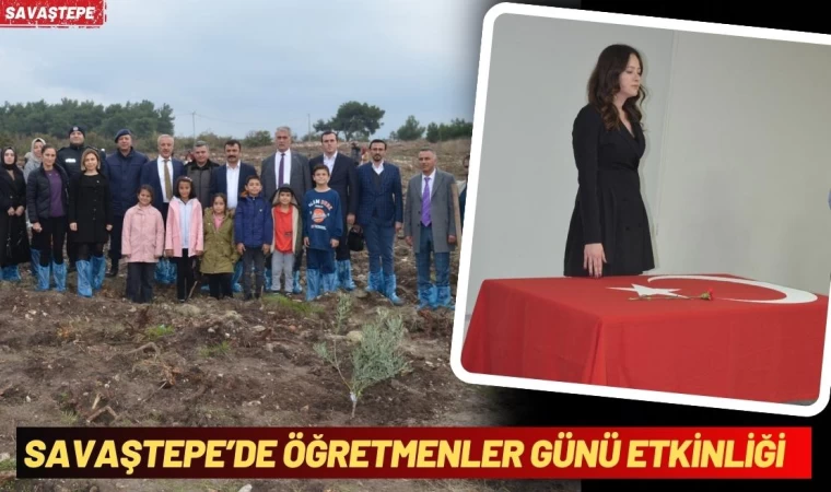 Savaştepe’de Öğretmenler Günü Etkinliği