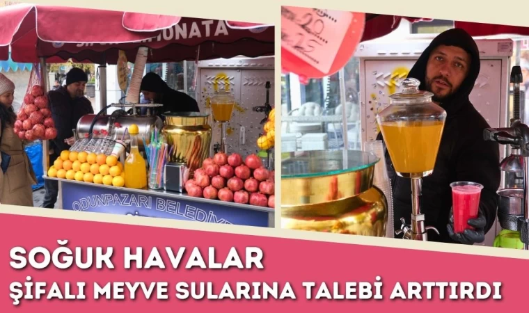 Soğuk Havalar Şifalı Meyve Sularına Talebi Arttırdı