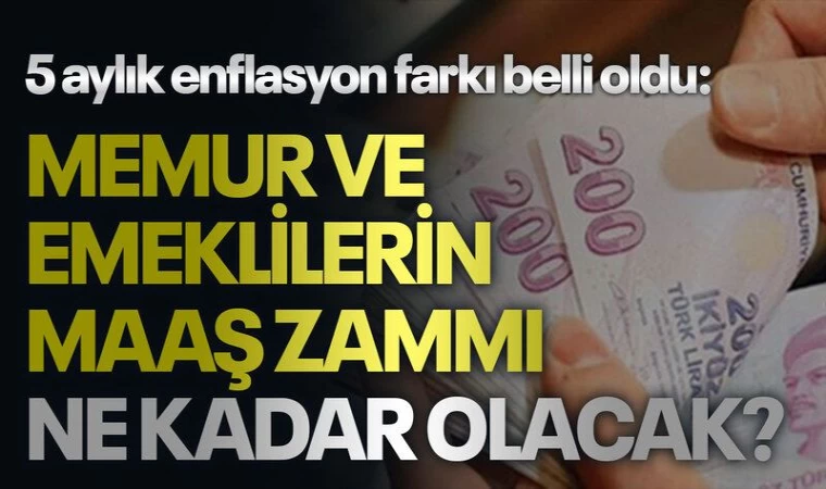 5 Aylık Enflasyon Oranı Belli Oldu