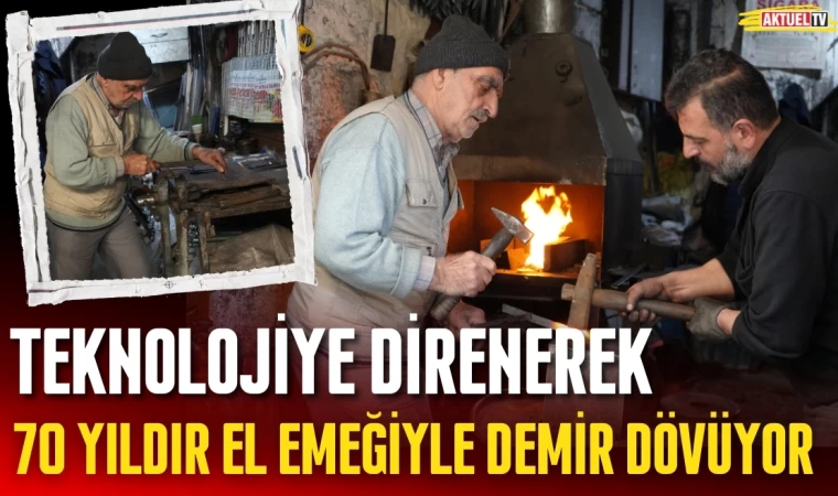 70 Yıldır El Emeğiyle Demir Dövüyor