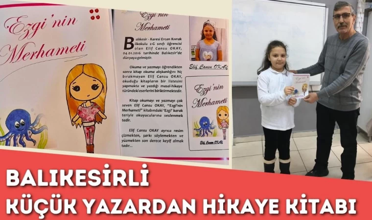 Balıkesirli Küçük Yazardan Hikaye Kitabı