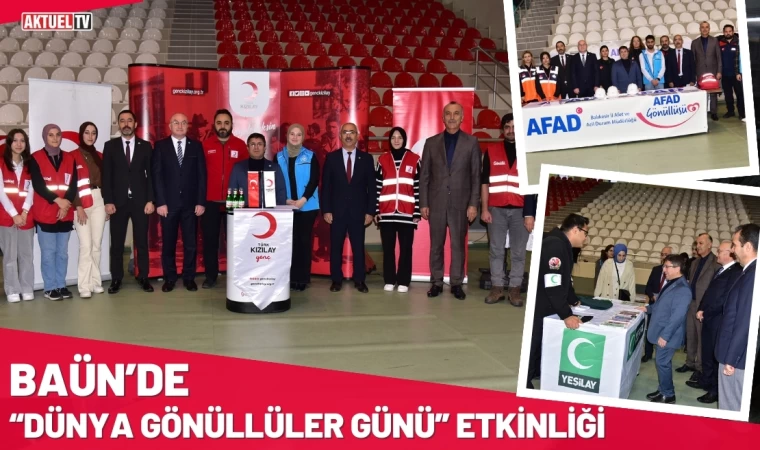 BAÜN’de “Dünya Gönüllüler Günü” Etkinliği