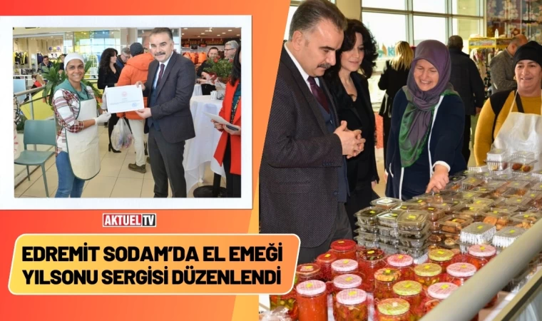 Edremit SODAM’da Yılsonu Sergisi Düzenlendi