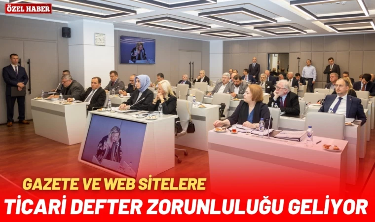 Gazetelere Ticari Defter Zorunluluğu Geliyor