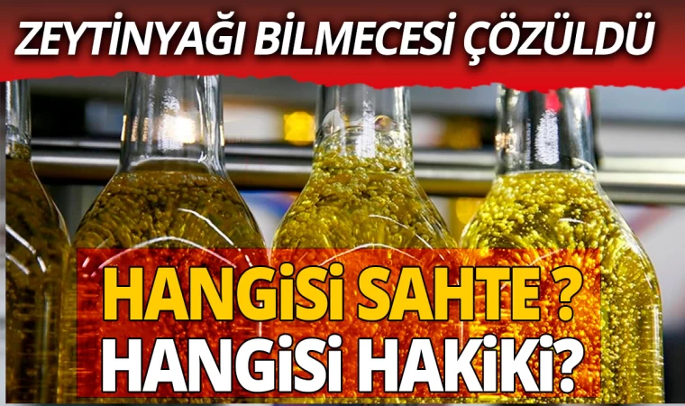 Hakiki Zeytinyağı Nasıl Anlaşılır ?