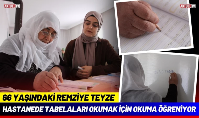 Hastane Tabelalarını Okumak İçin Okuma Yazma Öğreniyor