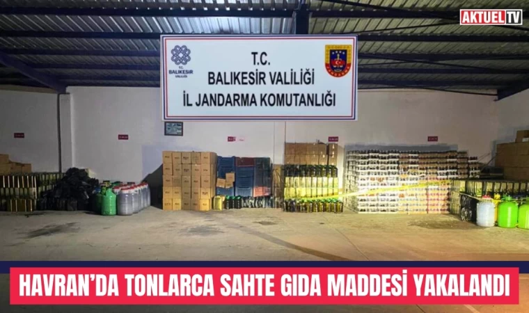 Havran’da Tonlarca Sahte Gıda Maddesi Yakalandı