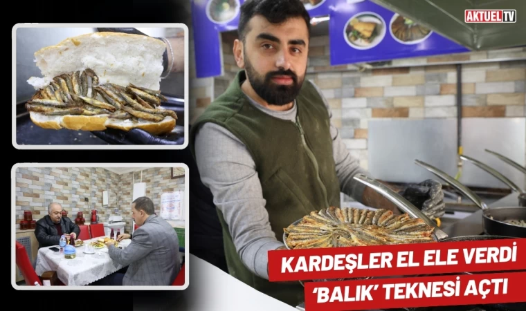 Kardeşler El Ele Verdi ‘Balık’ Teknesi Açtı