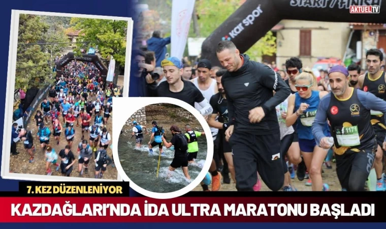 Kazdağları’nda 7. İda Ultra Maratonu Başladı