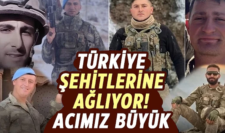 Kuzey Irak’ta 6 Asker Şehit Oldu