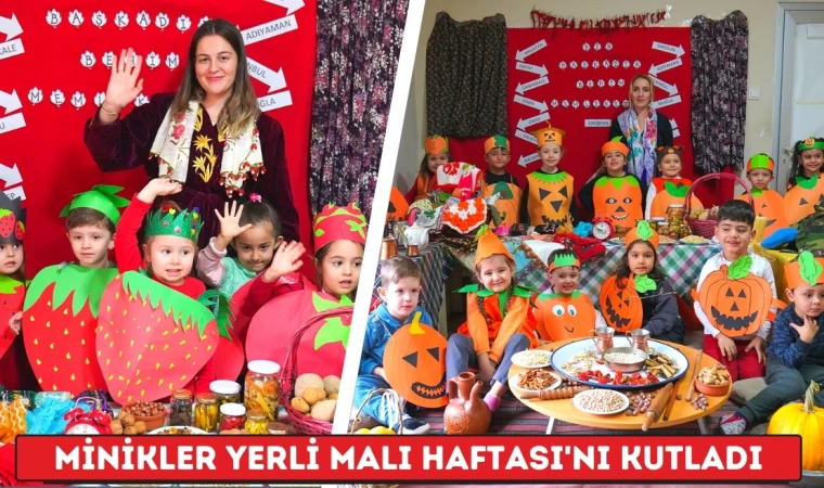 Minikler Yerli Malı Haftası'nı Kutladı