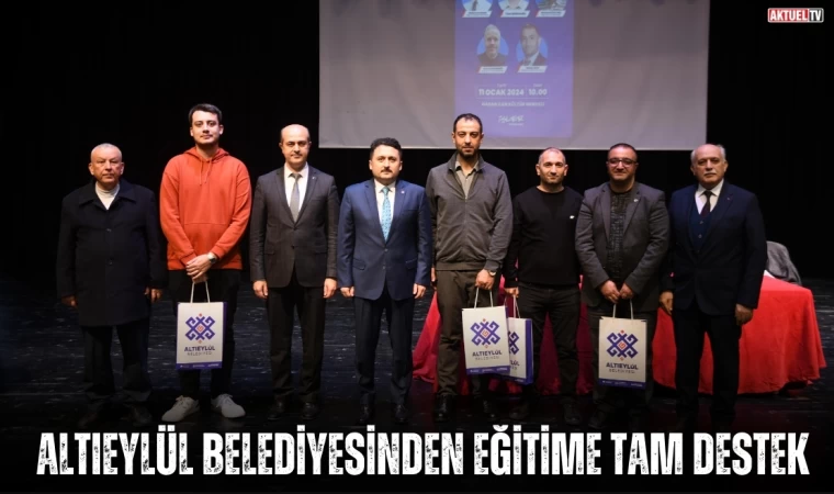 Altıeylül Belediyesinden eğitime tam destek   