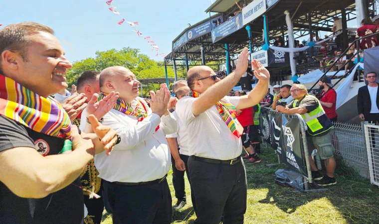 ÖNDER BAŞKAN KURTDERE GÜREŞLERİNDE