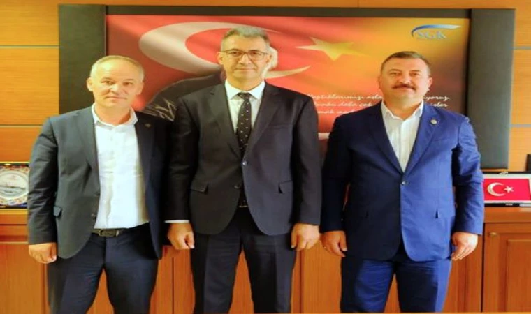 MHP’DEN SGK İL MÜDÜRÜNE ZİYARET