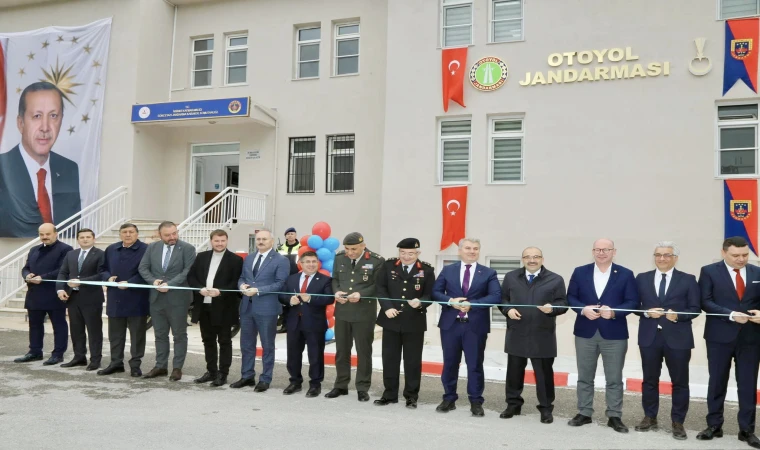 Gökçeyazı’da Otoyol Jandarma Komutanlığı Hizmet Binası Açılışı Yapıldı