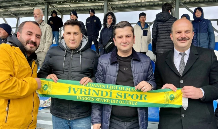 İLÇE KAYMAKAMI “ATAR” VE BAŞKAN “LAPANTA”DAN İVRİNDİ SPOR’A TAM DESTEK