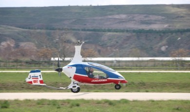 Jandarma’nın 141 beygir gücünde olan havadaki yeni gözü ”Cayrokopter”