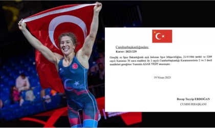 Yasemin Adar Yiğit'e Cumhurbaşkanı Erdoğan'dan atama müjdesi