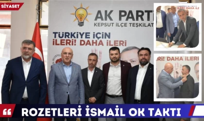 Ak Parti Rozetlerini Milletvekili İsmail Ok taktı