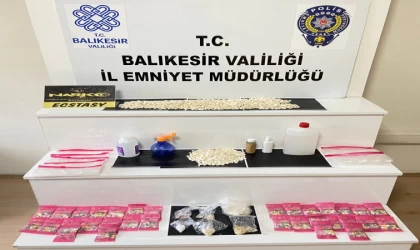 Balıkesir'de uyuşturucu operasyonu