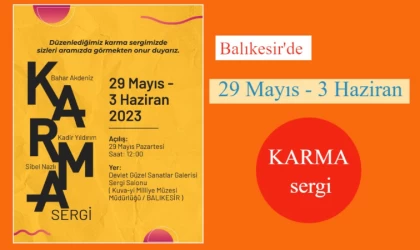 Balıkesir'de KARMA resim sergisi