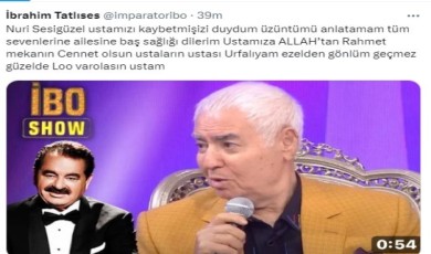 Usta Sanatçı Nuri Sesigüzel hayatını kaybetti