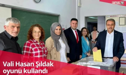 Vali Hasan Şıldak oyunu kullandı