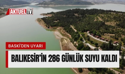 BASKİ Uyardı! ‘ 286 günlük su kaldı’