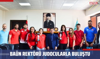 BAÜN Rektörü Judocularla Buluştu