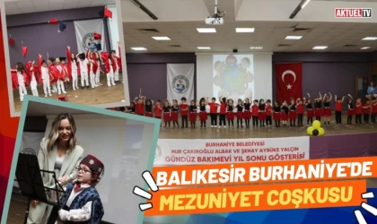 Burhaniye’de Mezuniyet Coşkusu