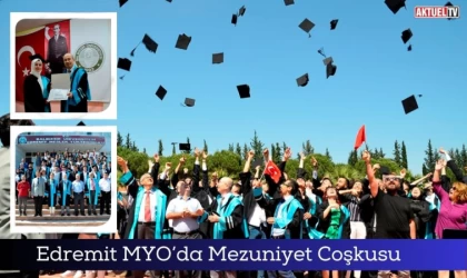 Edremit MYO’da Mezuniyet Coşkusu