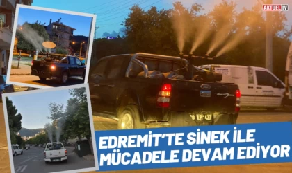 Edremit’te Sinek İle Mücadele Devam Ediyor