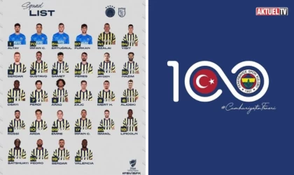 Fenerbahçe’nin, Başakşehir maçı kamp kadrosu belli oldu