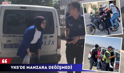 Sınava geç kalan öğrencilerin imdadına polisler yetişti