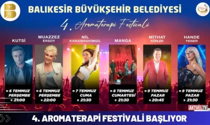 Balıkesir’de 4. Aromaterapi Festivali Başlıyor