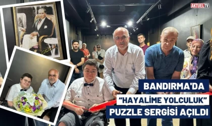 Bandırma’da “Hayalime Yolculuk” Puzzle Sergisi Açıldı