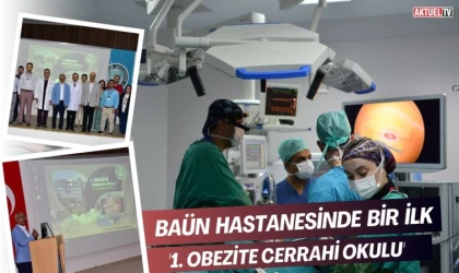 BAÜN Hastanesinde Bir İlk: '1. Obezite Cerrahi Okulu'