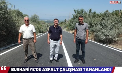 Burhaniye’de Asfalt Çalışması Tamamlandı