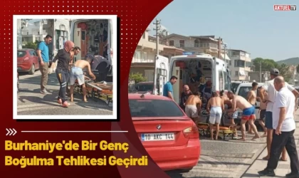 Burhaniye'de Bir Genç Boğulma Tehlikesi Geçirdi