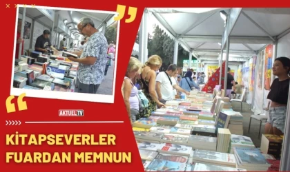 Burhaniye’de Kitapseverler Fuardan Memnun