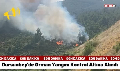 Dursunbey'de Orman Yangını Kontrol Altına Alındı