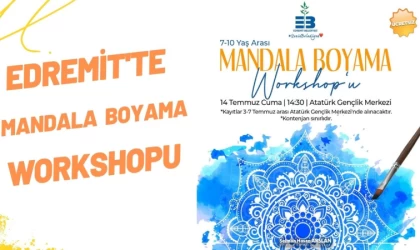 Edremit’te Mandala Workshopu Başlıyor