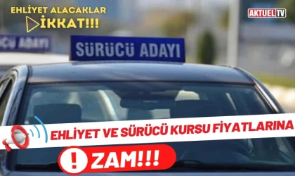 Ehliyet Ve Sürücü Kursu Fiyatlarına Zam