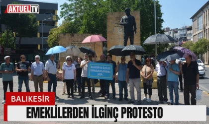 Emeklilerden İlginç Protesto