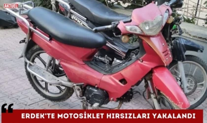 Erdek’te Motosiklet Hırsızları Yakalandı