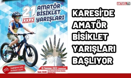 Karesi’de Amatör Bisiklet Yarışları Başlıyor