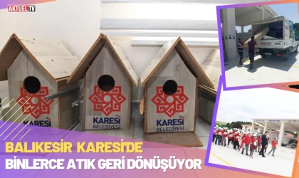 Karesi’de Binlerce Atık Geri Dönüşüyor