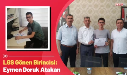 LGS Gönen Birincisi: Eymen Doruk Atakan